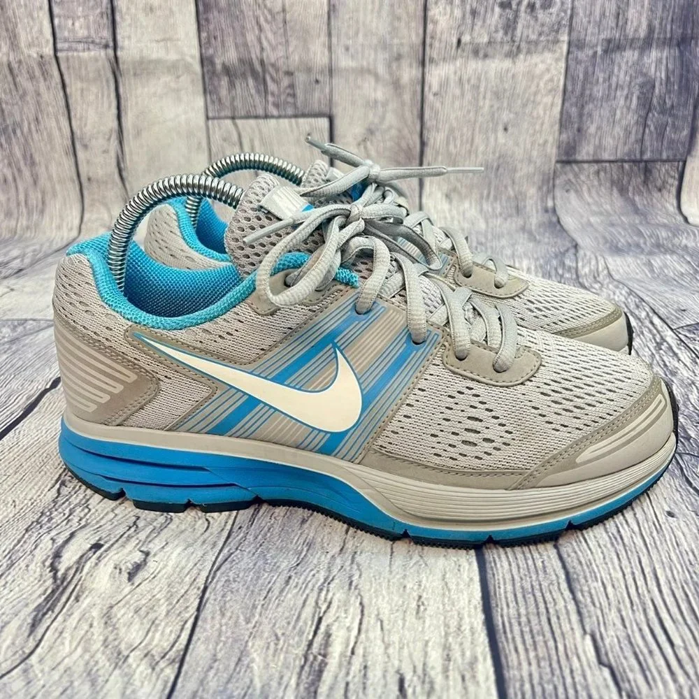 Nike Pegasus 29 Womens size 6.5 grey blue running training marathon gym shoes